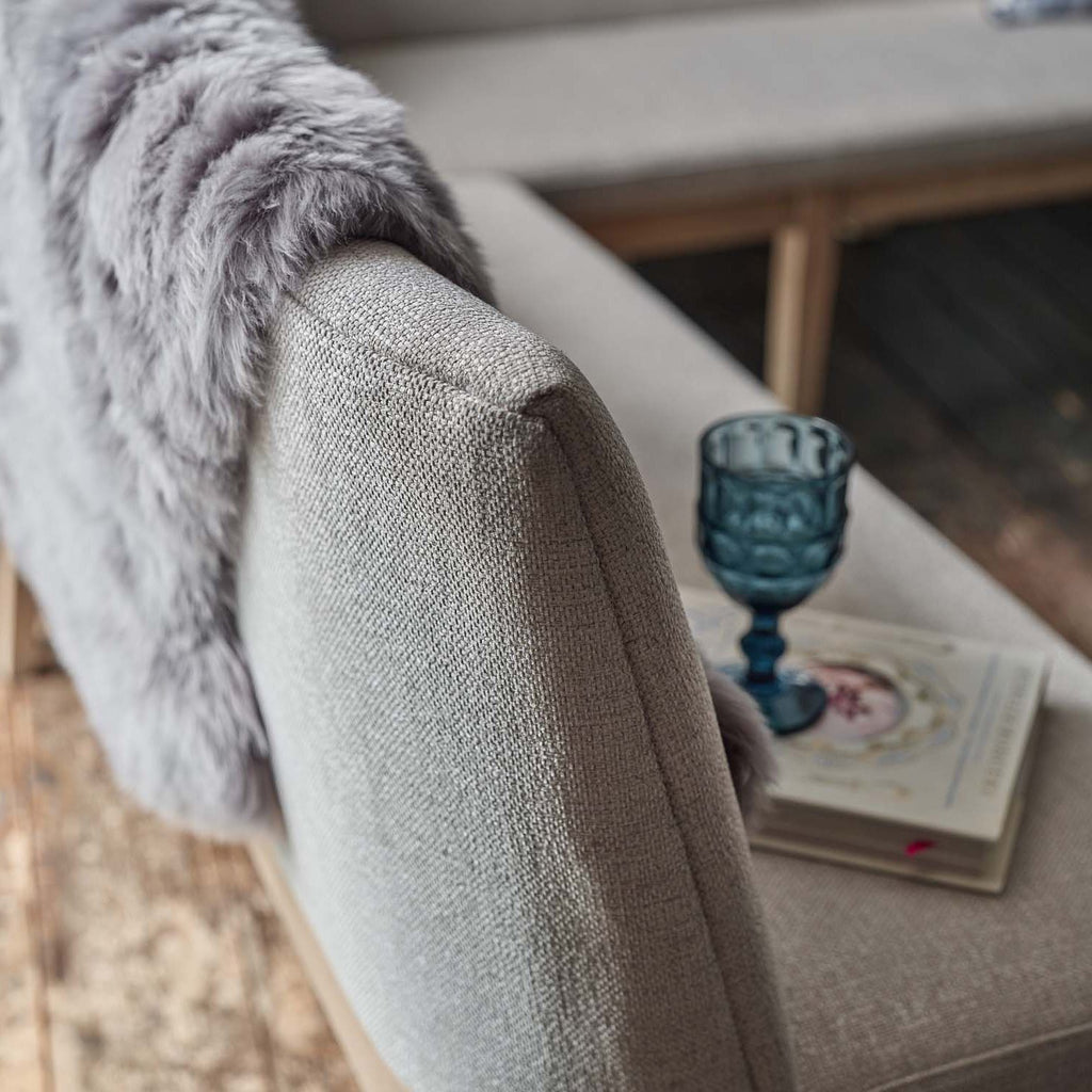 Hampton Grey Corner Bench - Right Hand Facing