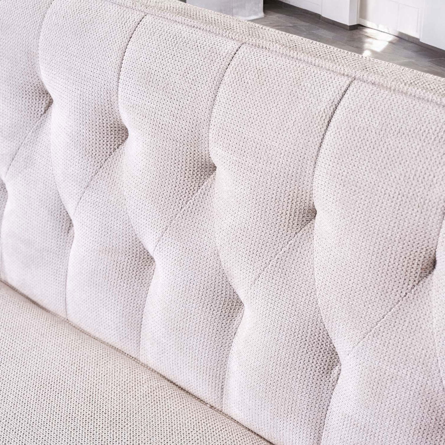 Frampton Corner Bench - White (Right Hand Facing)