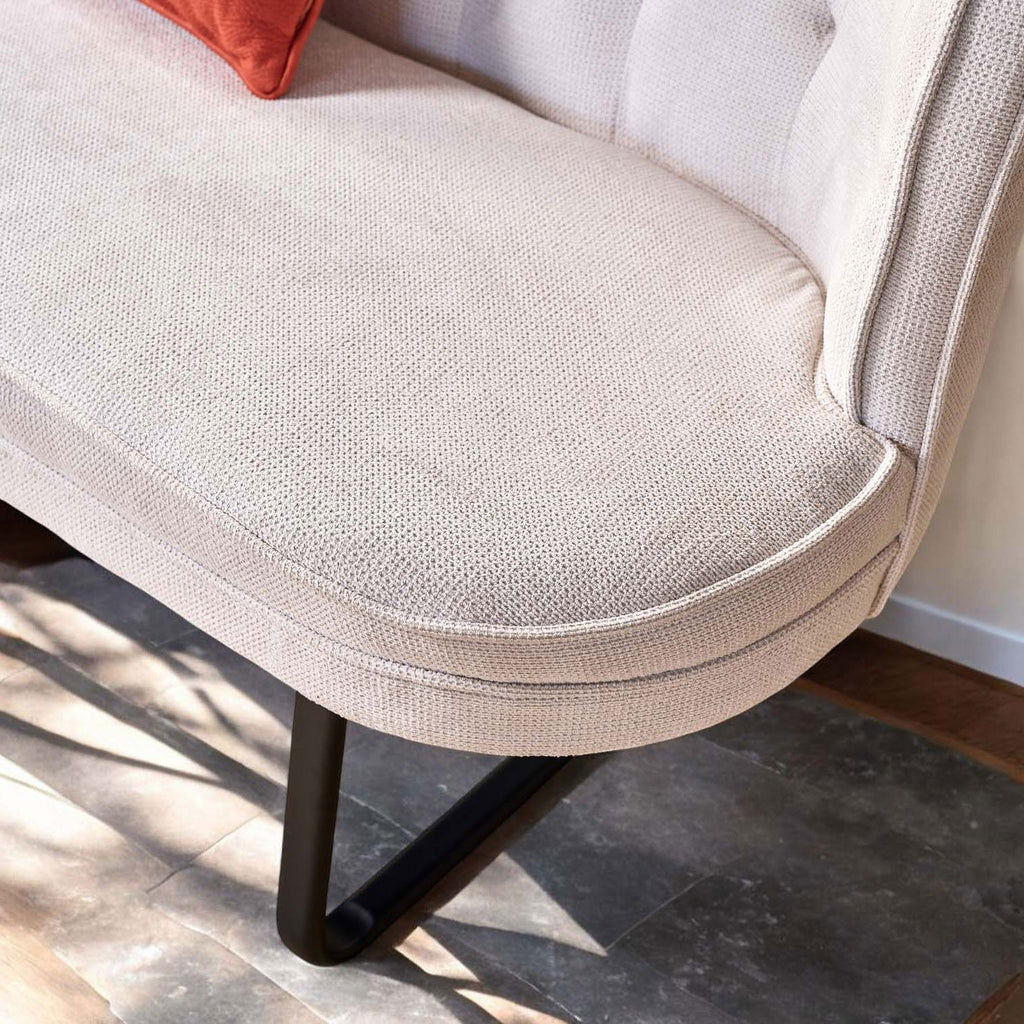 Frampton Corner Bench - White (Right Hand Facing)