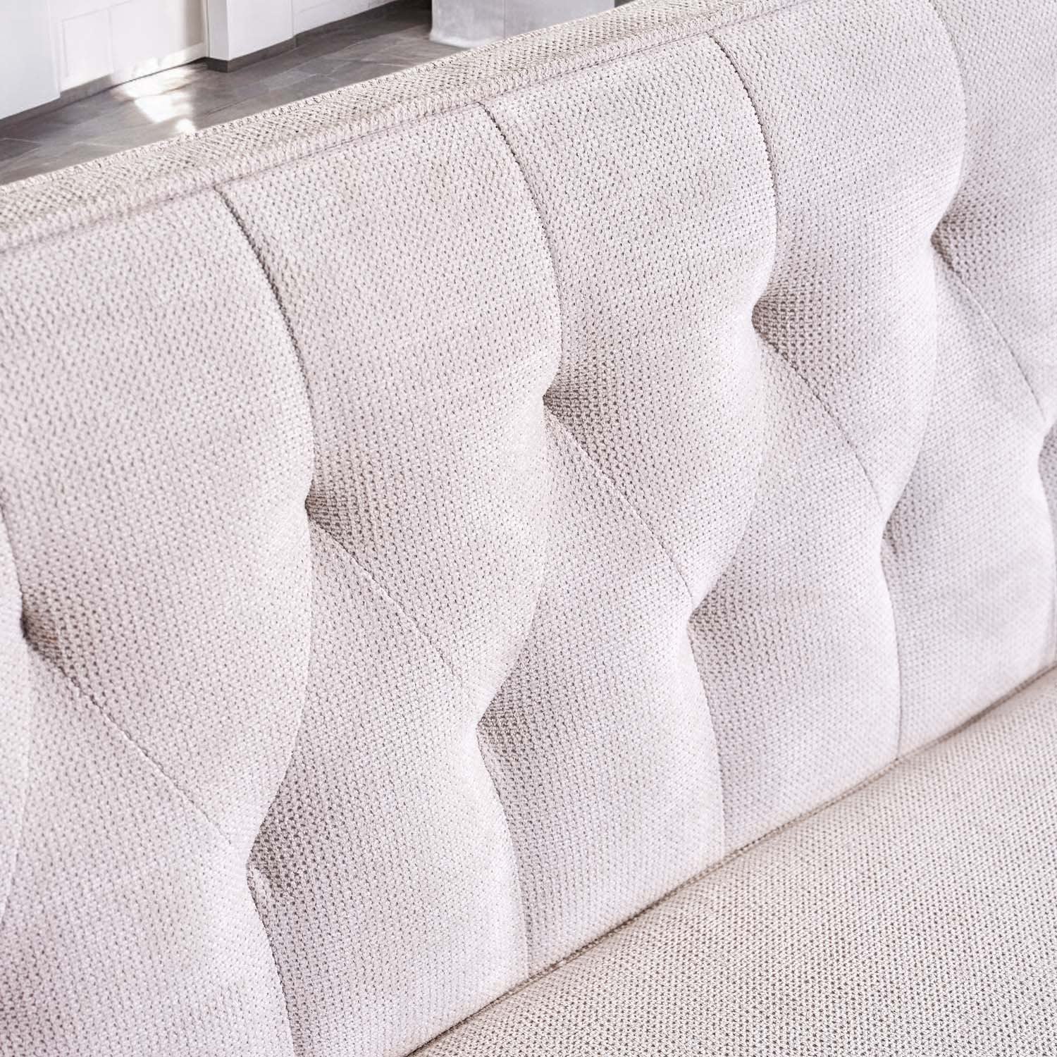 Frampton Corner Bench - White (Left Hand Facing)