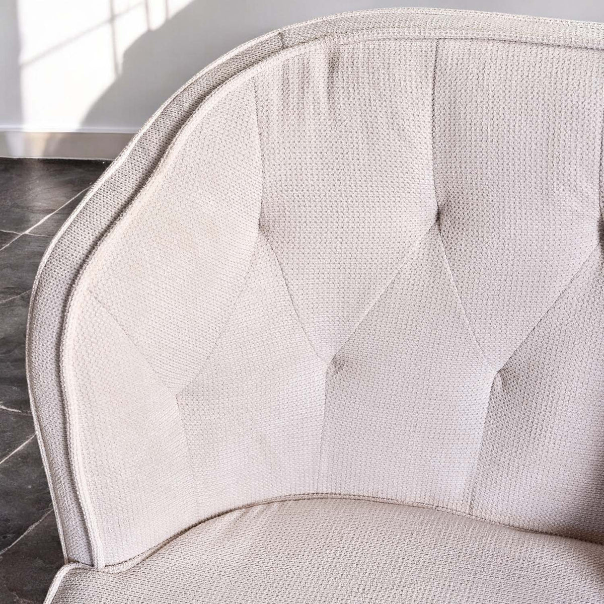 Frampton Corner Bench - White (Left Hand Facing)