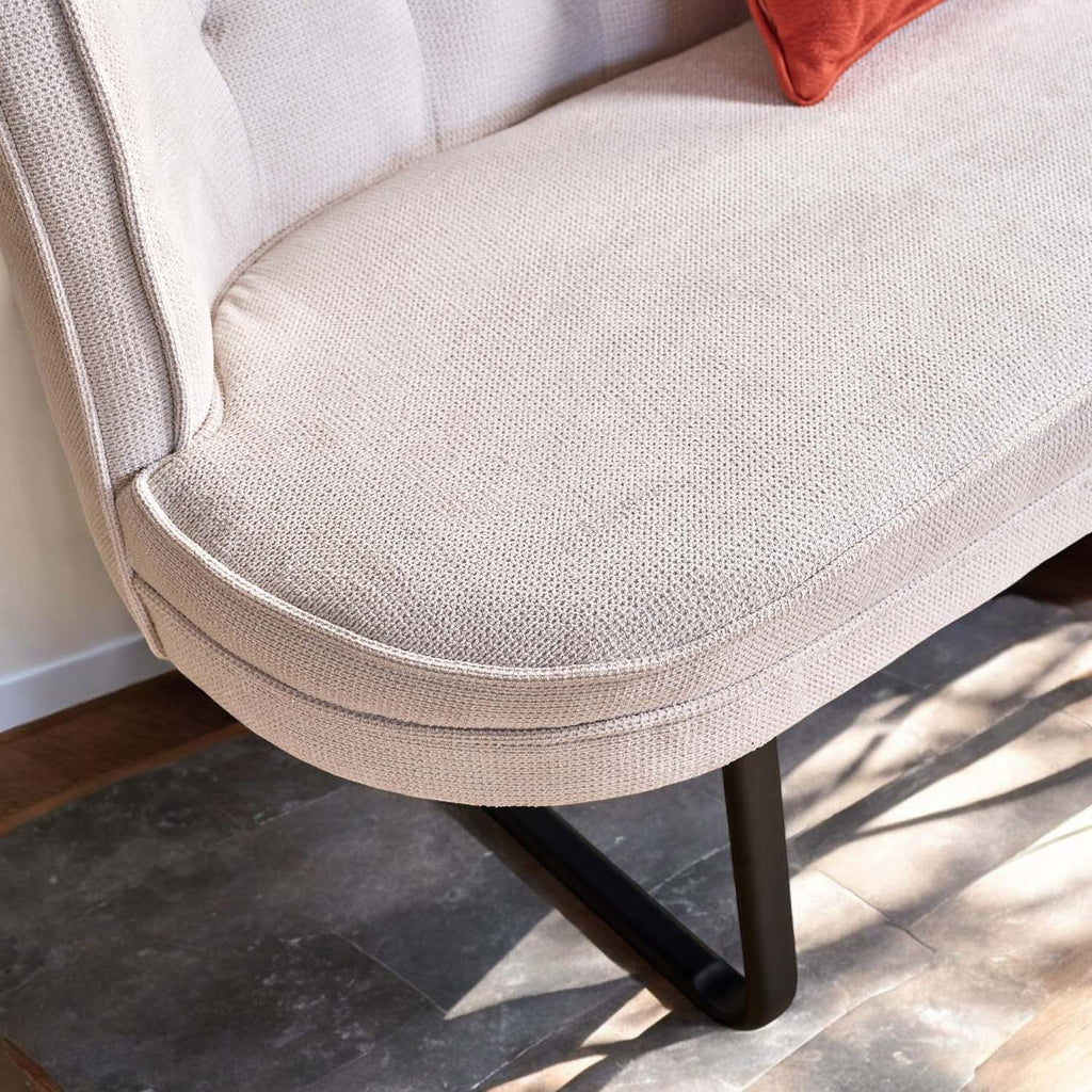 Frampton Corner Bench - White (Left Hand Facing)