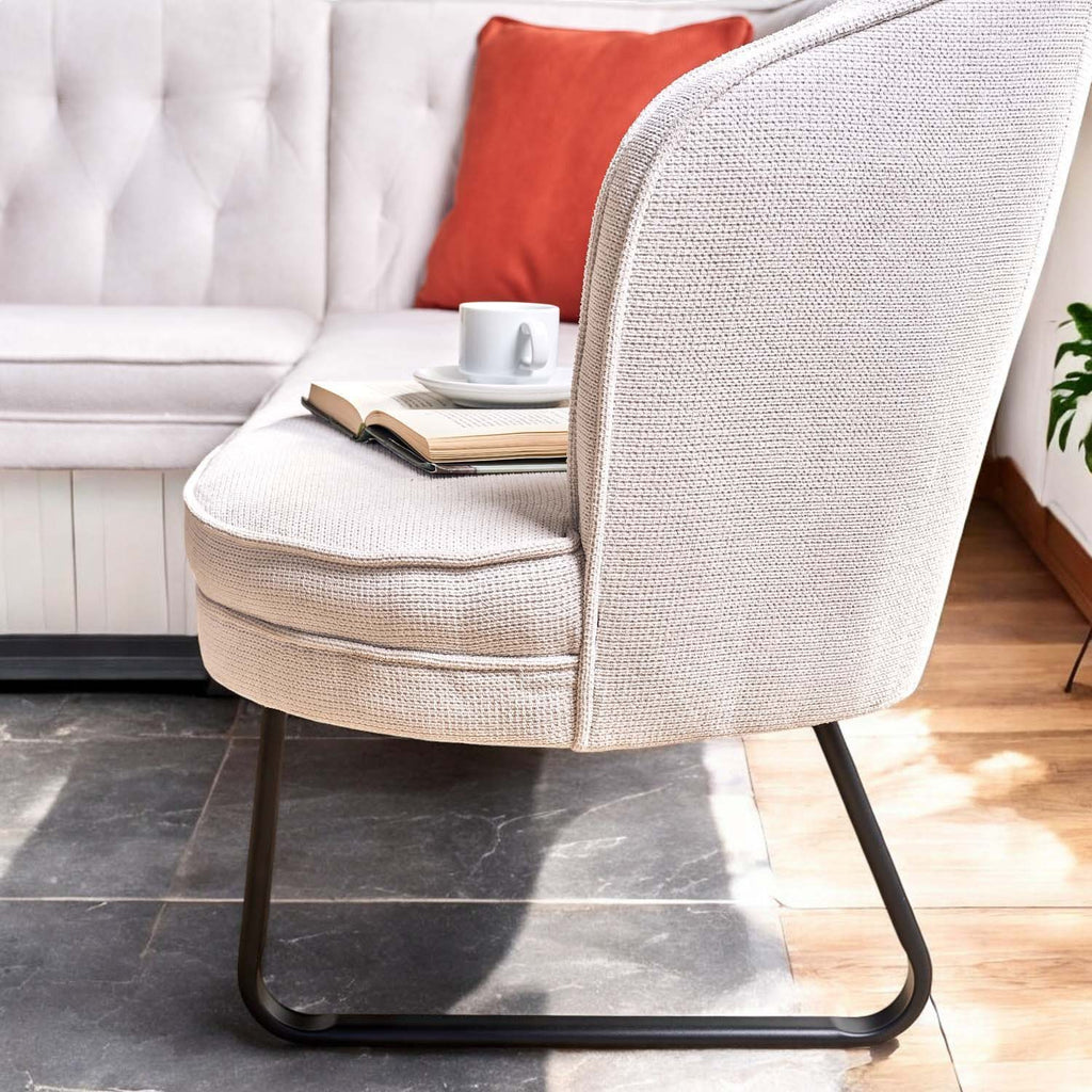 Frampton Corner Bench - White (Left Hand Facing)