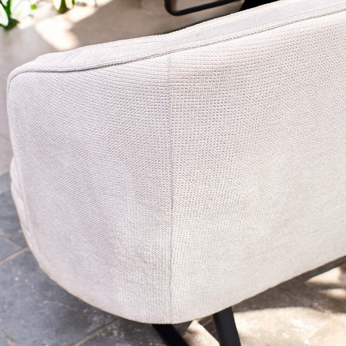 Frampton Corner Bench - White (Left Hand Facing)