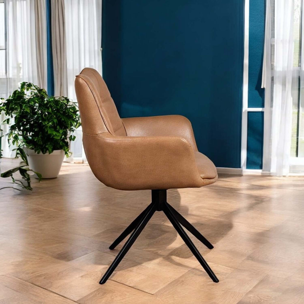 Jill Spice Tan Dining Chair