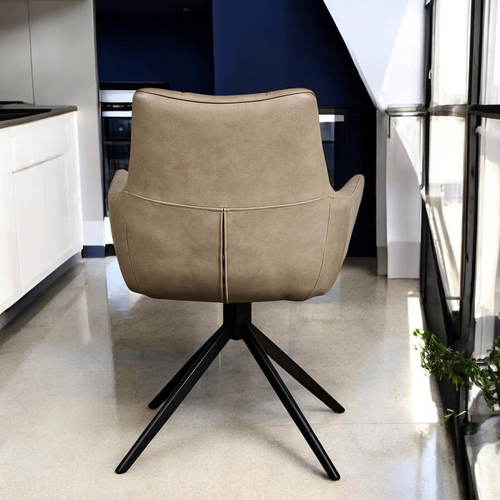 Jill Mushroom Brown Dining Chair