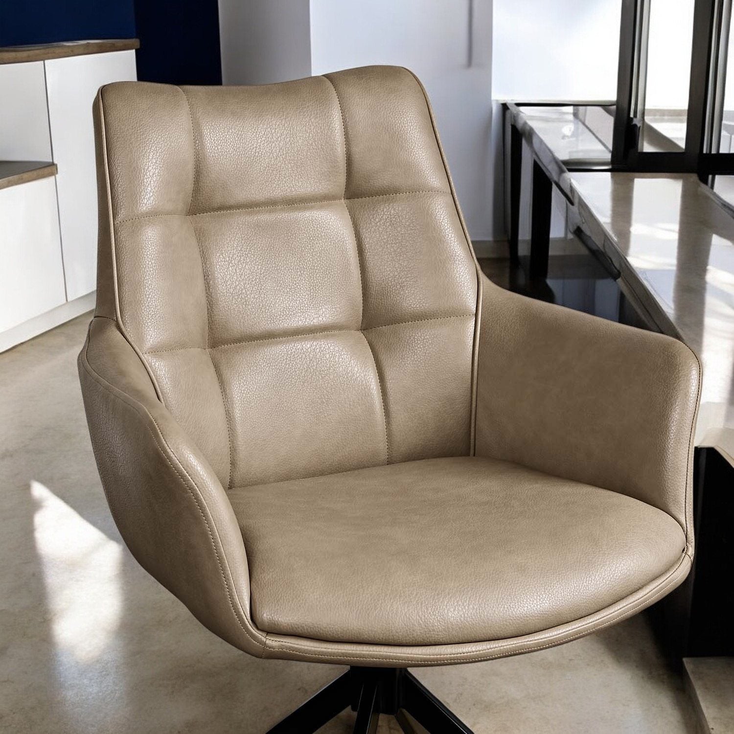 Jill Mushroom Brown Dining Chair