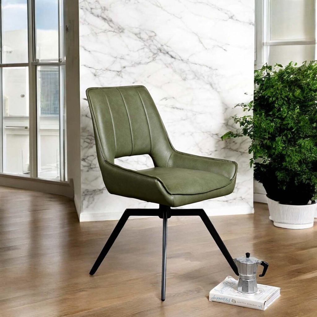 Lily Olive Green Dining Chair