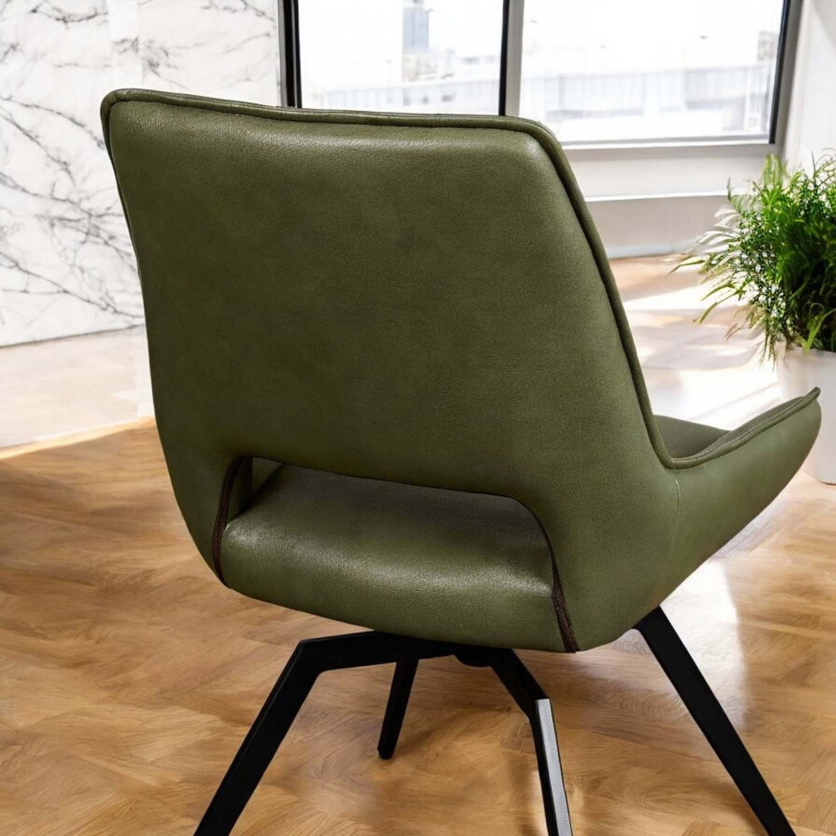 Lily Olive Green Dining Chair