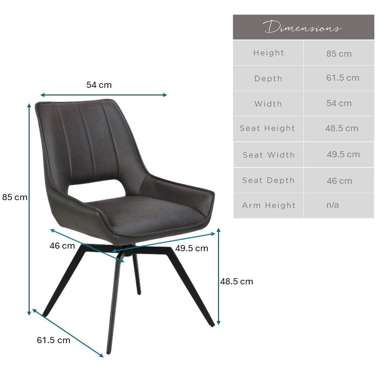 Lily Slate Grey Dining Chair