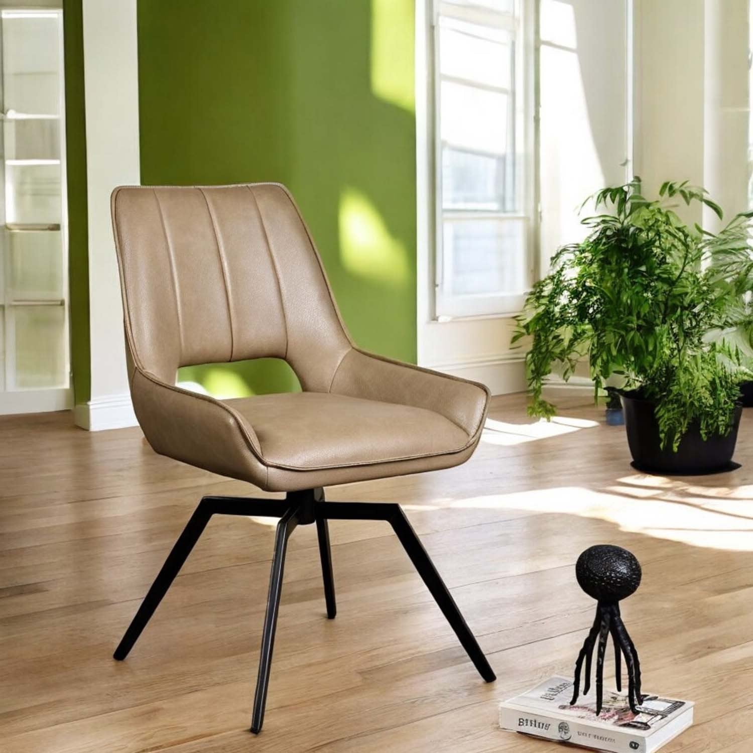 Lily Mushroom Brown Dining Chair