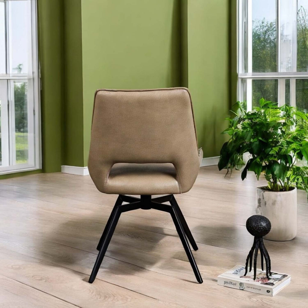 Lily Mushroom Brown Dining Chair