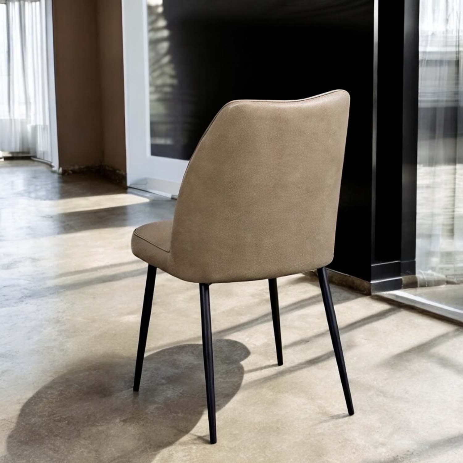 Walton Mushroom Brown Dining Chair (Set of 2)