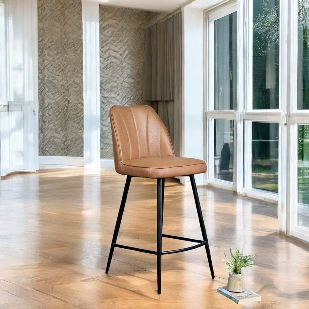 Walton Bar Stool - Spice Tan