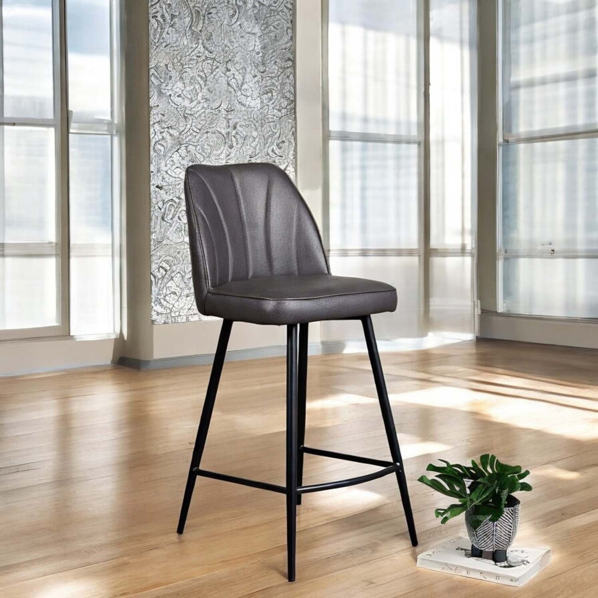 Walton Bar Stool - Slate Grey