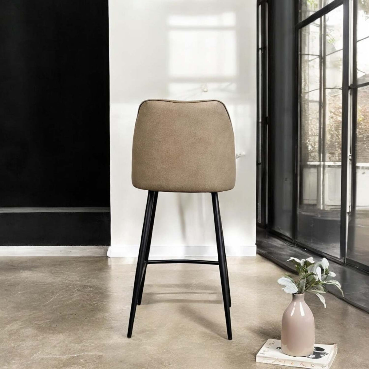 Walton Bar Stool - Mushroom Brown