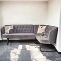 Frampton Corner Bench - Anthracite (Left Hand Facing)