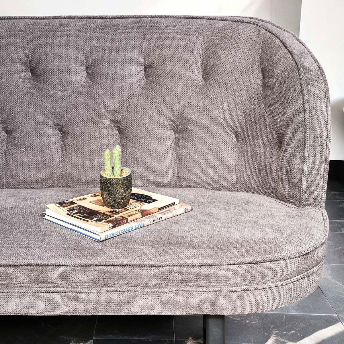 Frampton Corner Bench - Anthracite (Left Hand Facing)