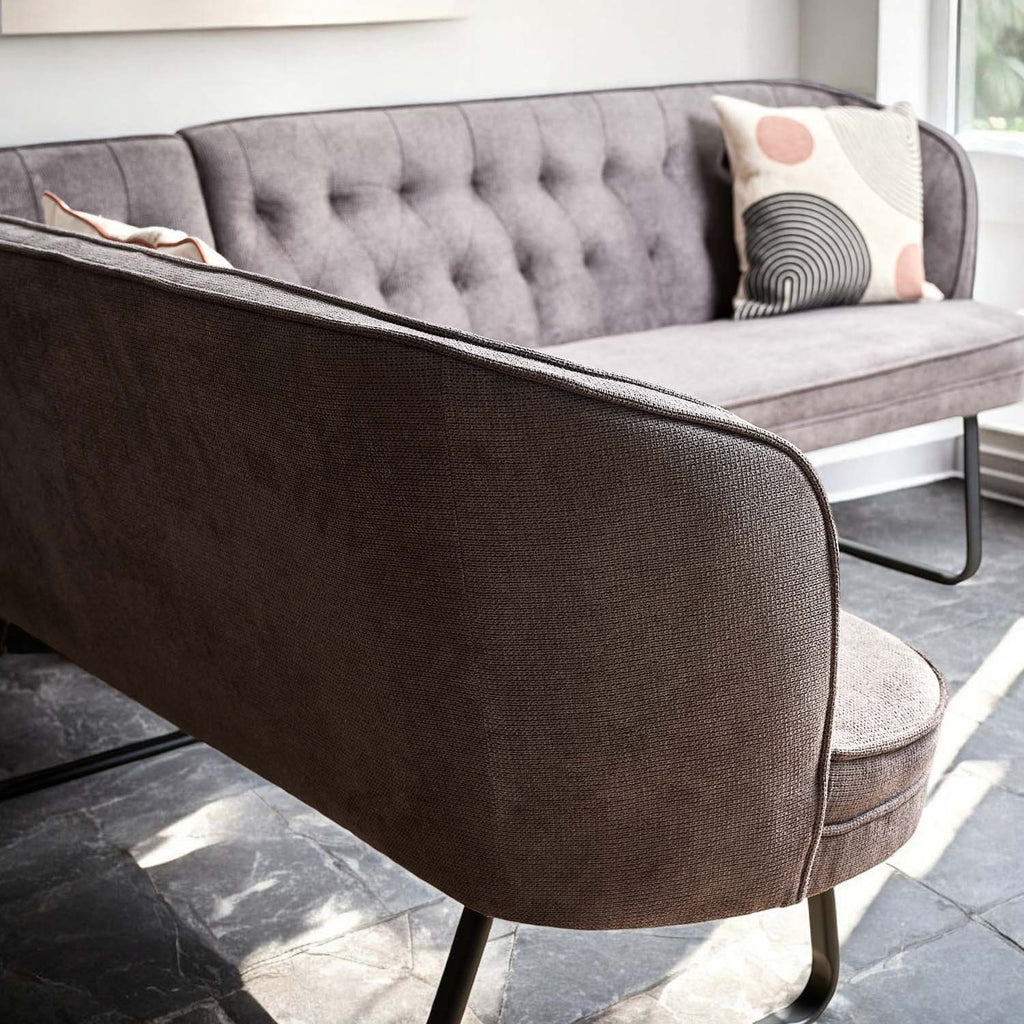 Frampton Corner Bench - Anthracite (Right Hand Facing)