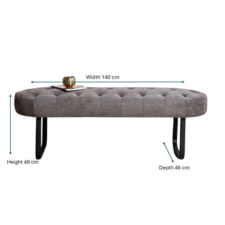 Frampton Flat Bench Anthracite