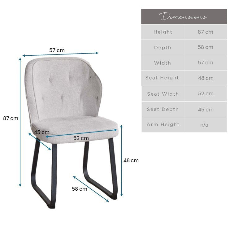 Frampton White Dining Chair