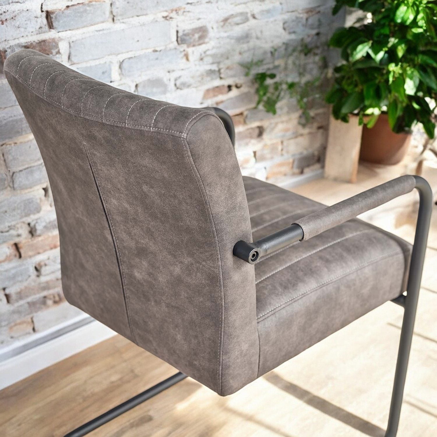 Adele Pocket Sprung Dining Chair - Anthracite (Set of 2)