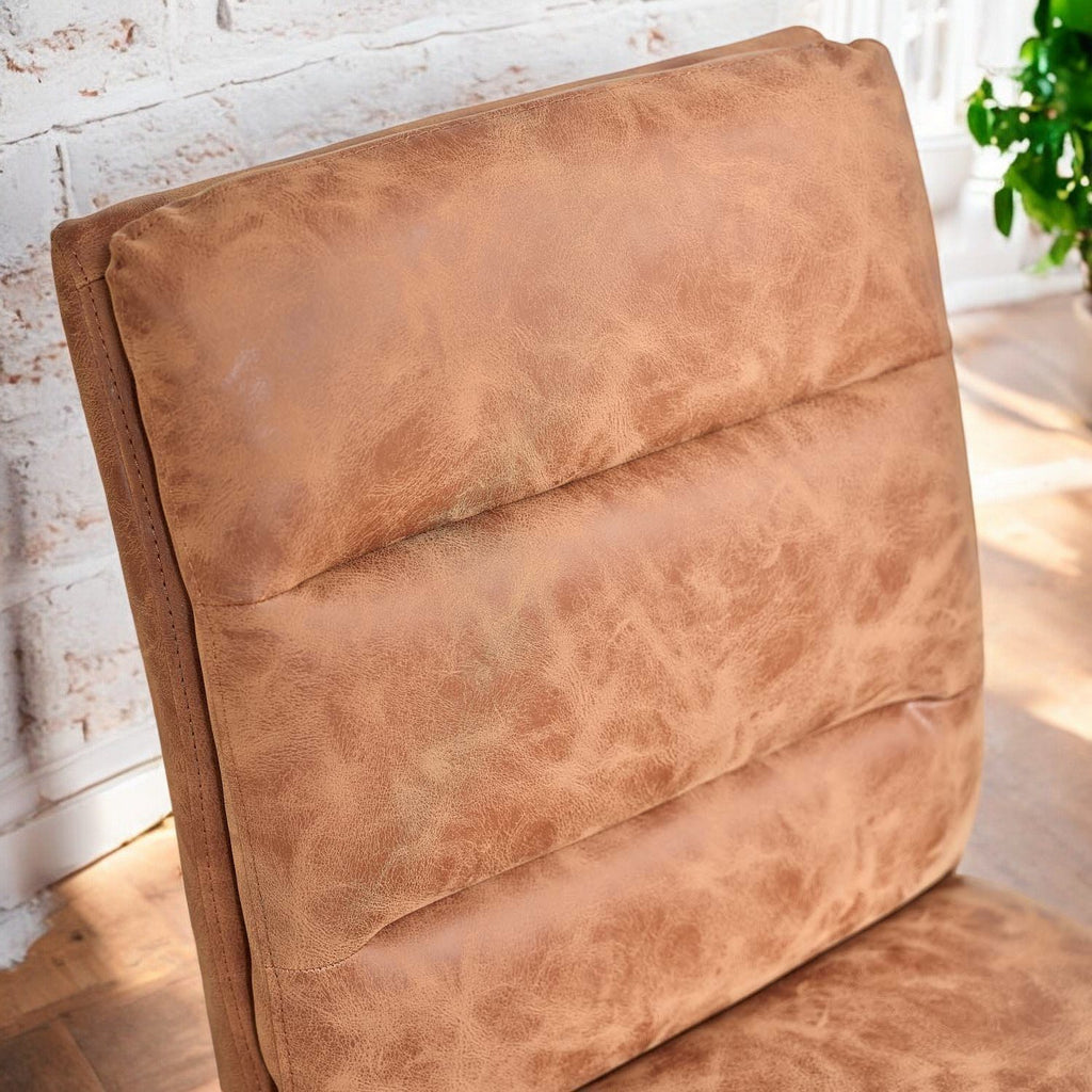 Industrial Dining Chair - Tan (Set of 2)
