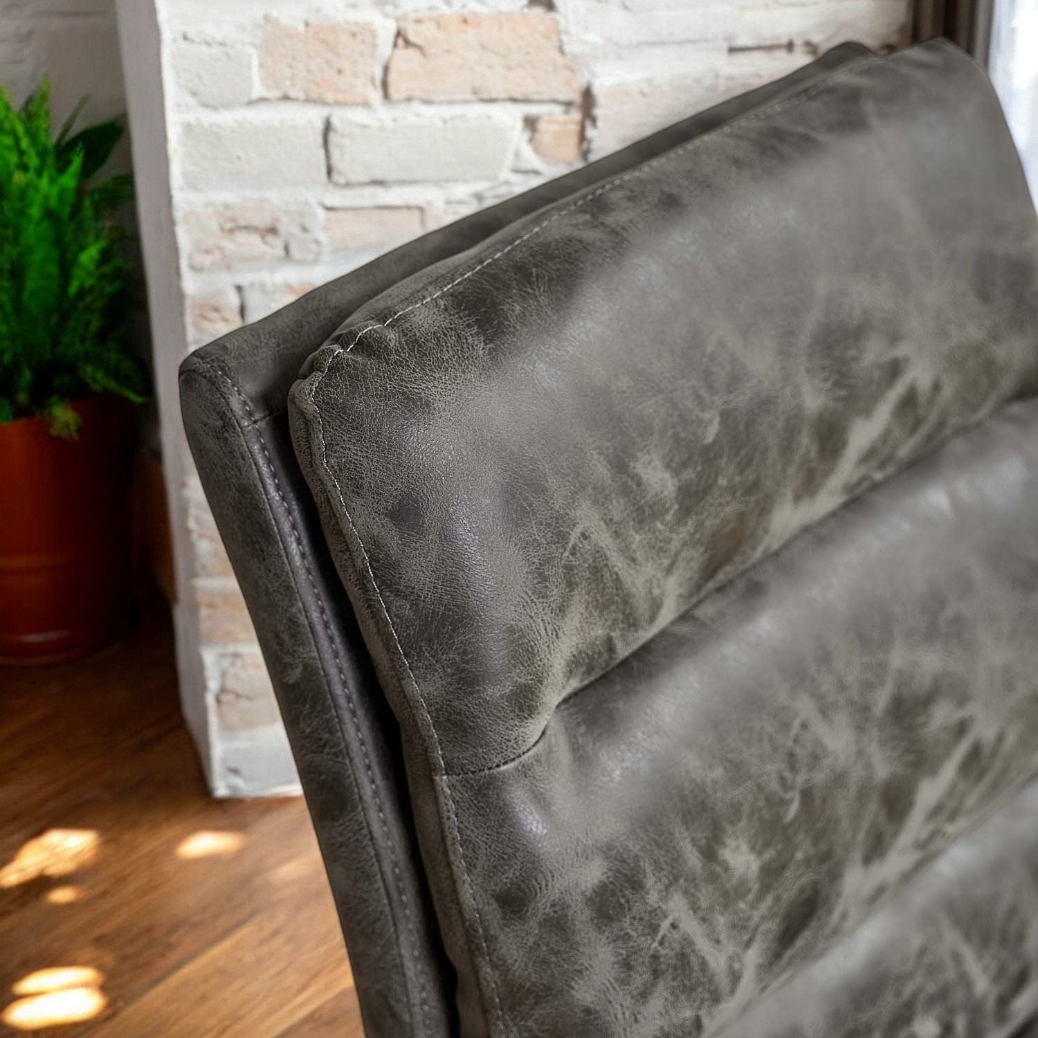 Industrial Dining Chair - Grey (Set of 2)