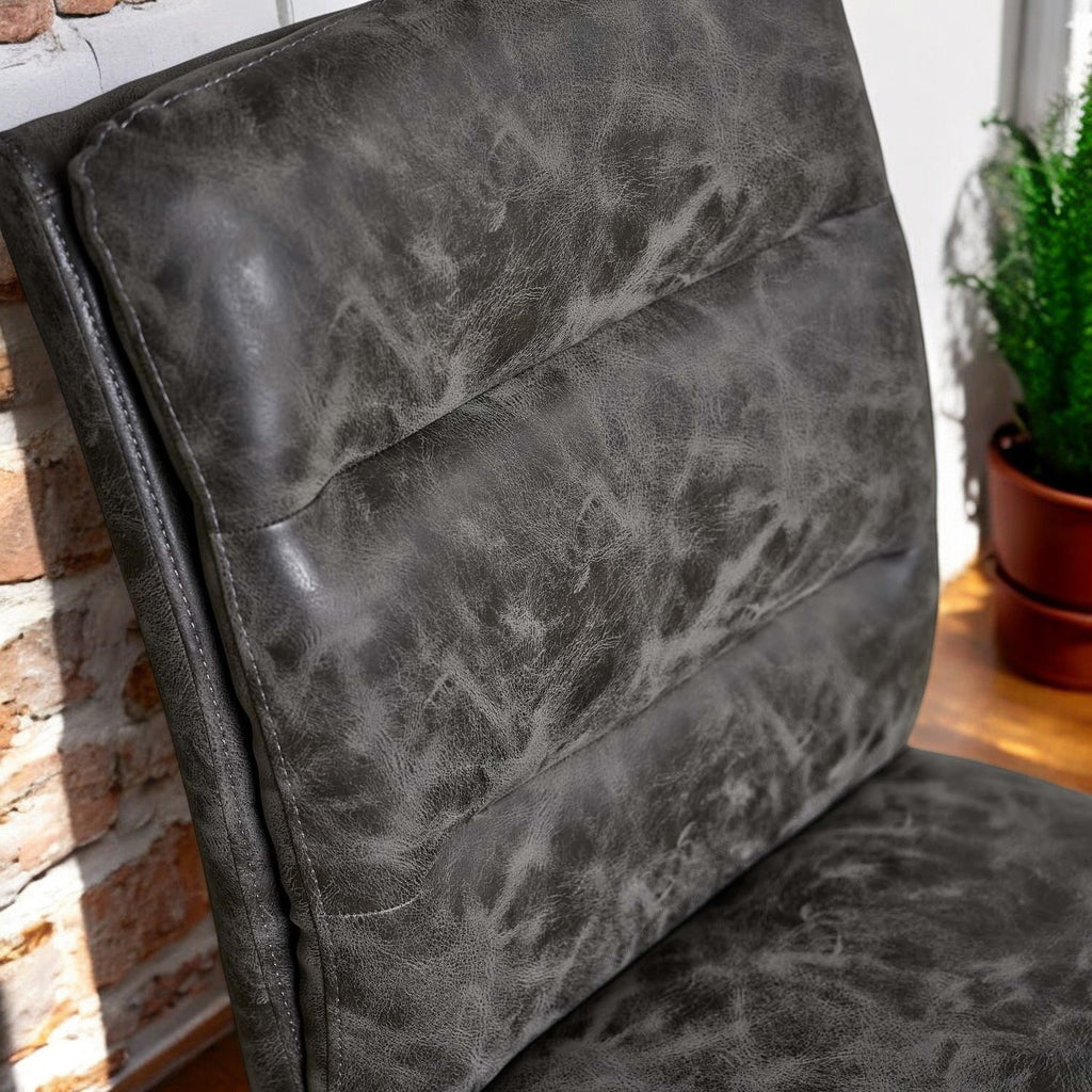 Industrial Dining Chair - Grey (Set of 2)