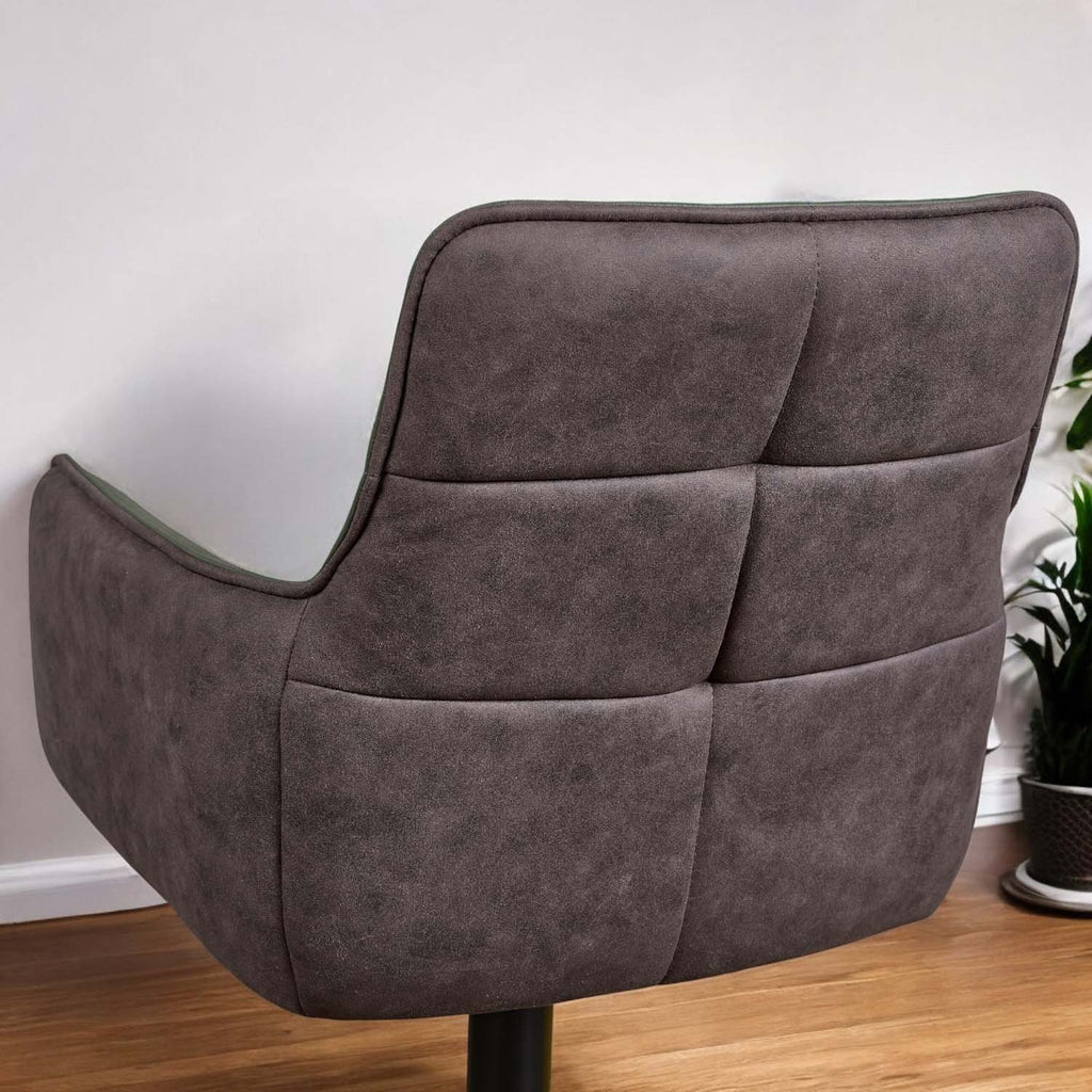 Arno Green Real Leather Dining Chair (Set of 2)