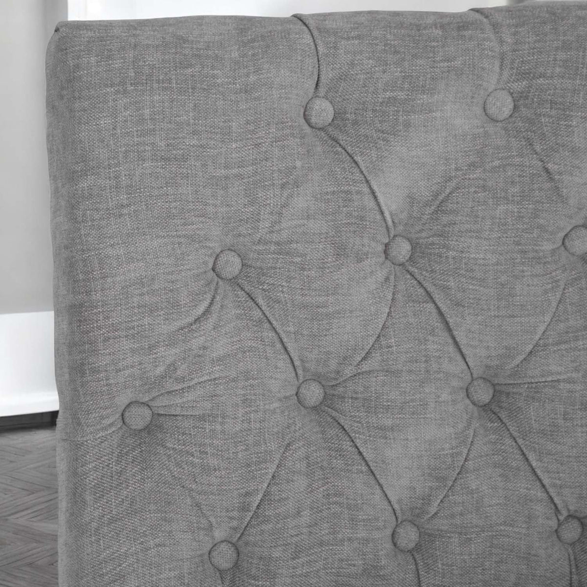 Boston Corner Bench in Grey Left Hand Facing – view 2 of 5