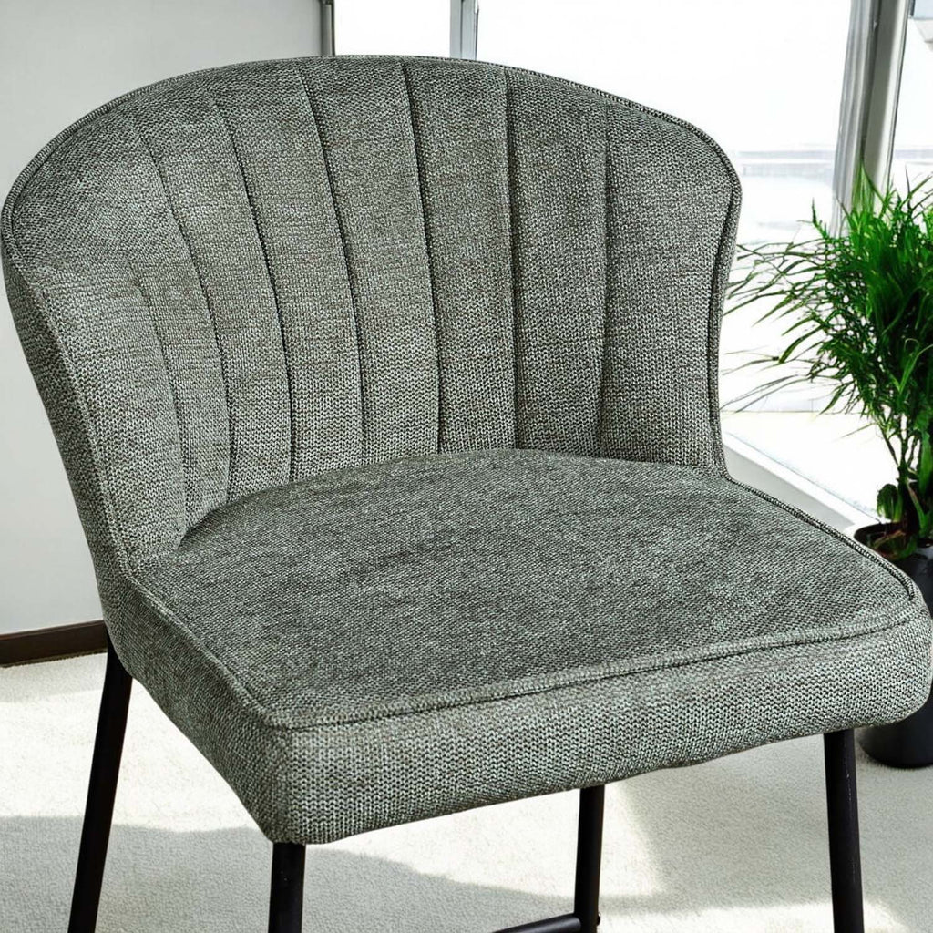 Tristan Petrol Fabric Bar Stool (Set of 2)