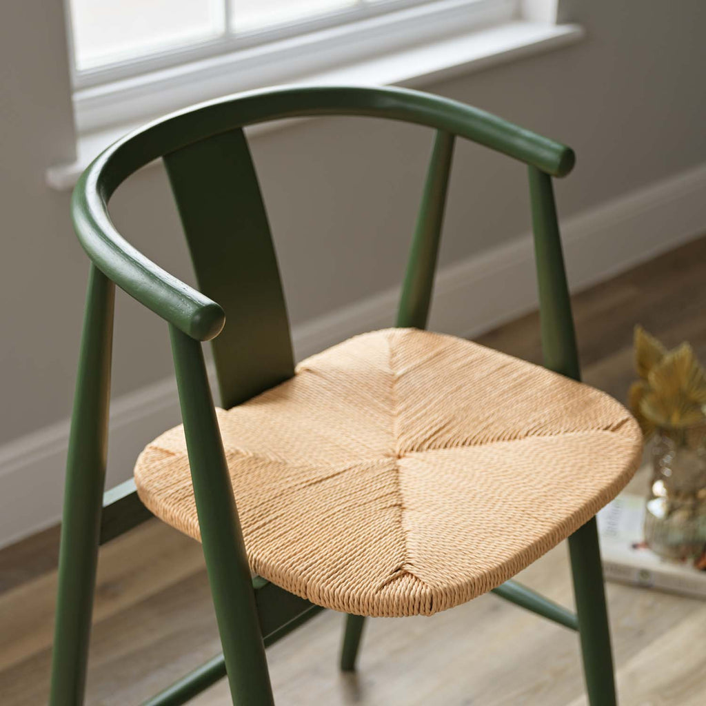 Long Island Bar Stool - Olive Green