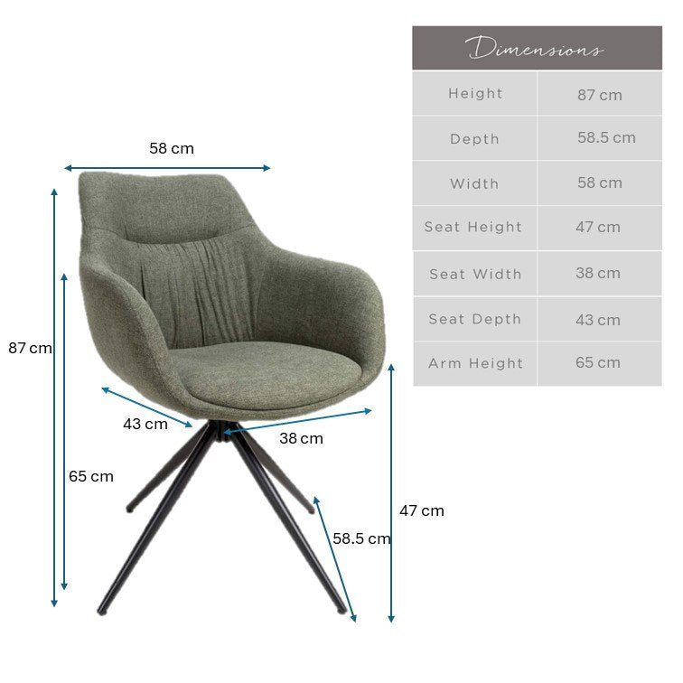 Detroit Sage Carver Dining Chair (Set of 2)