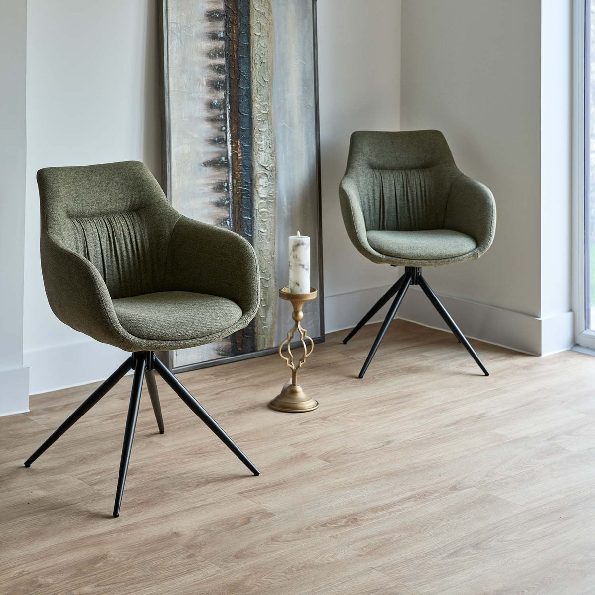 Detroit Sage Carver Dining Chair (Set of 2)