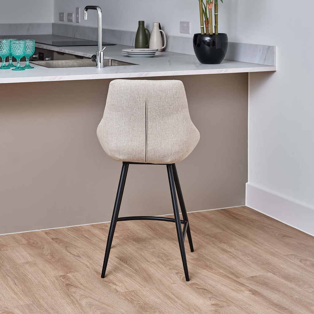 Detroit Natural Counter Chair (Set of 2)