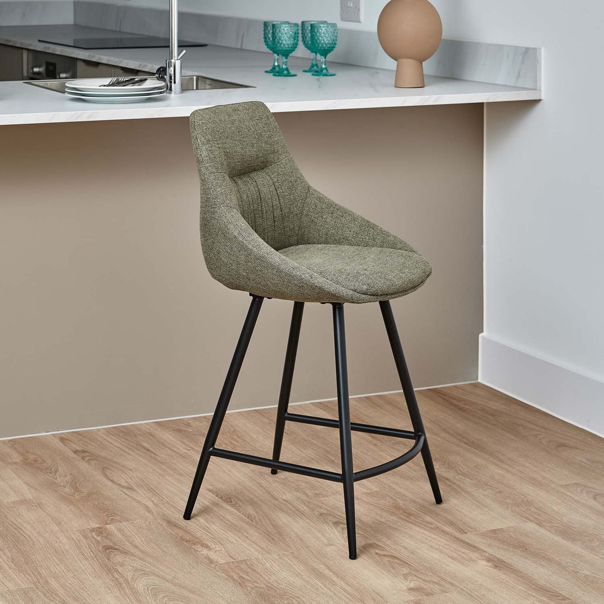 Detroit Sage Counter Chair (Set of 2)