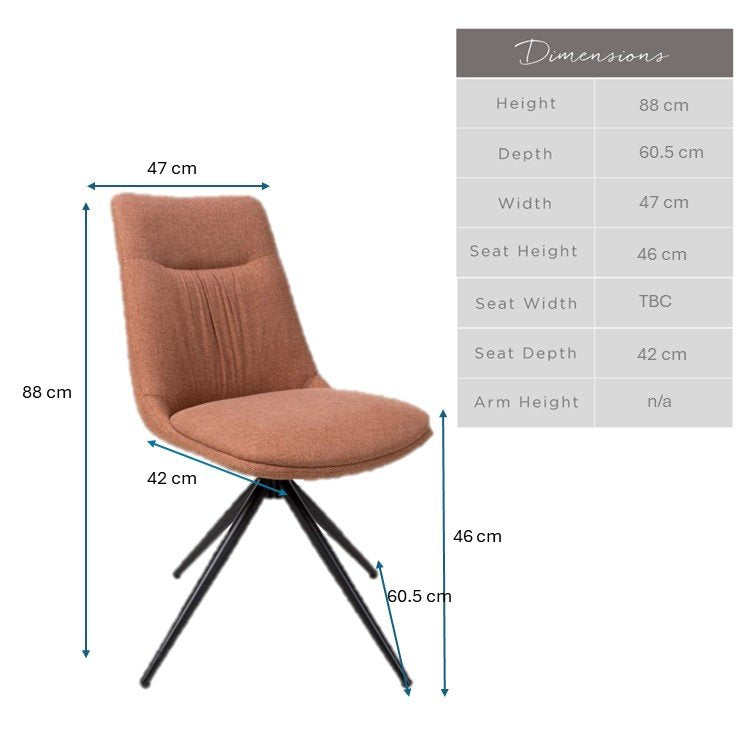 Detroit Brick Dining Chair (Set of 2)