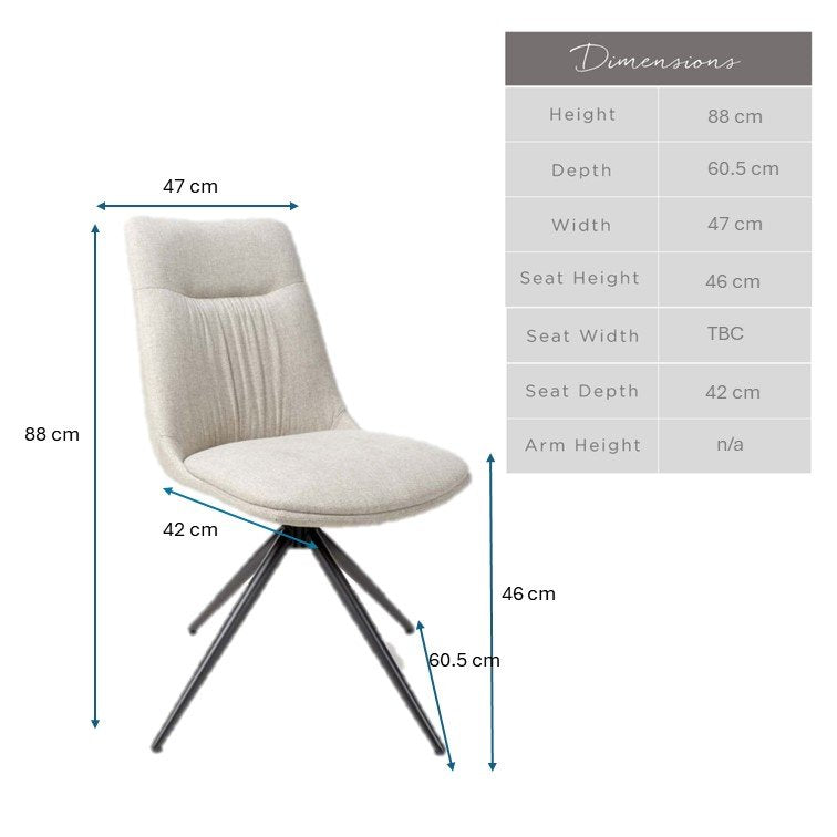 Detroit Natural Dining Chair (Set of 2)