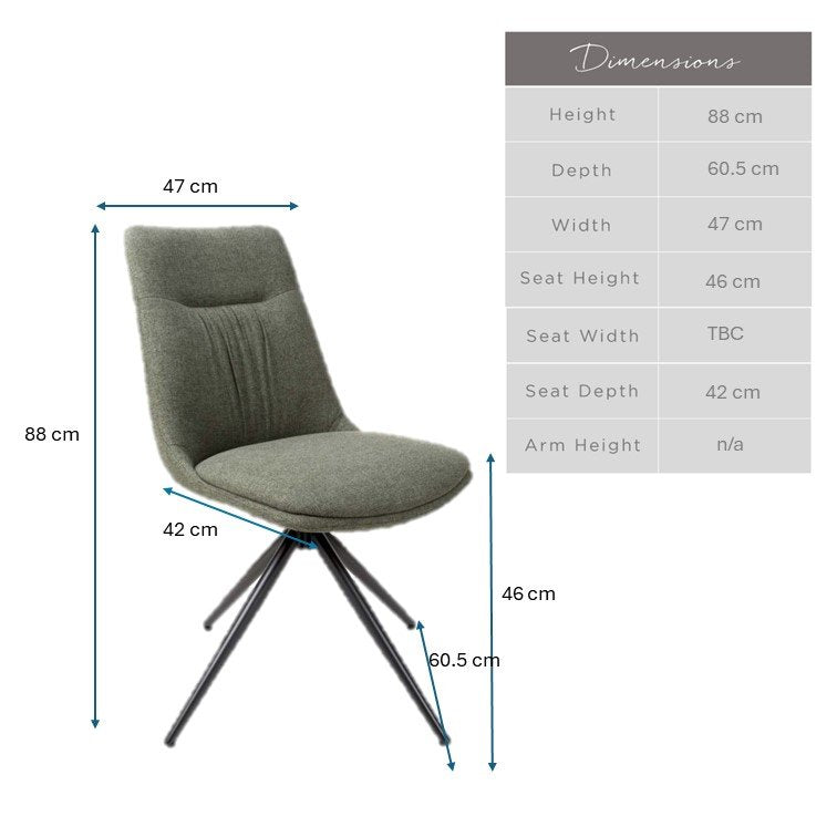 Detroit Sage Dining Chair (Set of 2)