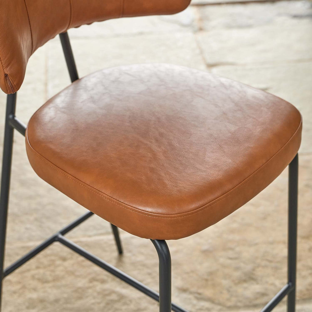 Admiral Caramel Bar Stool