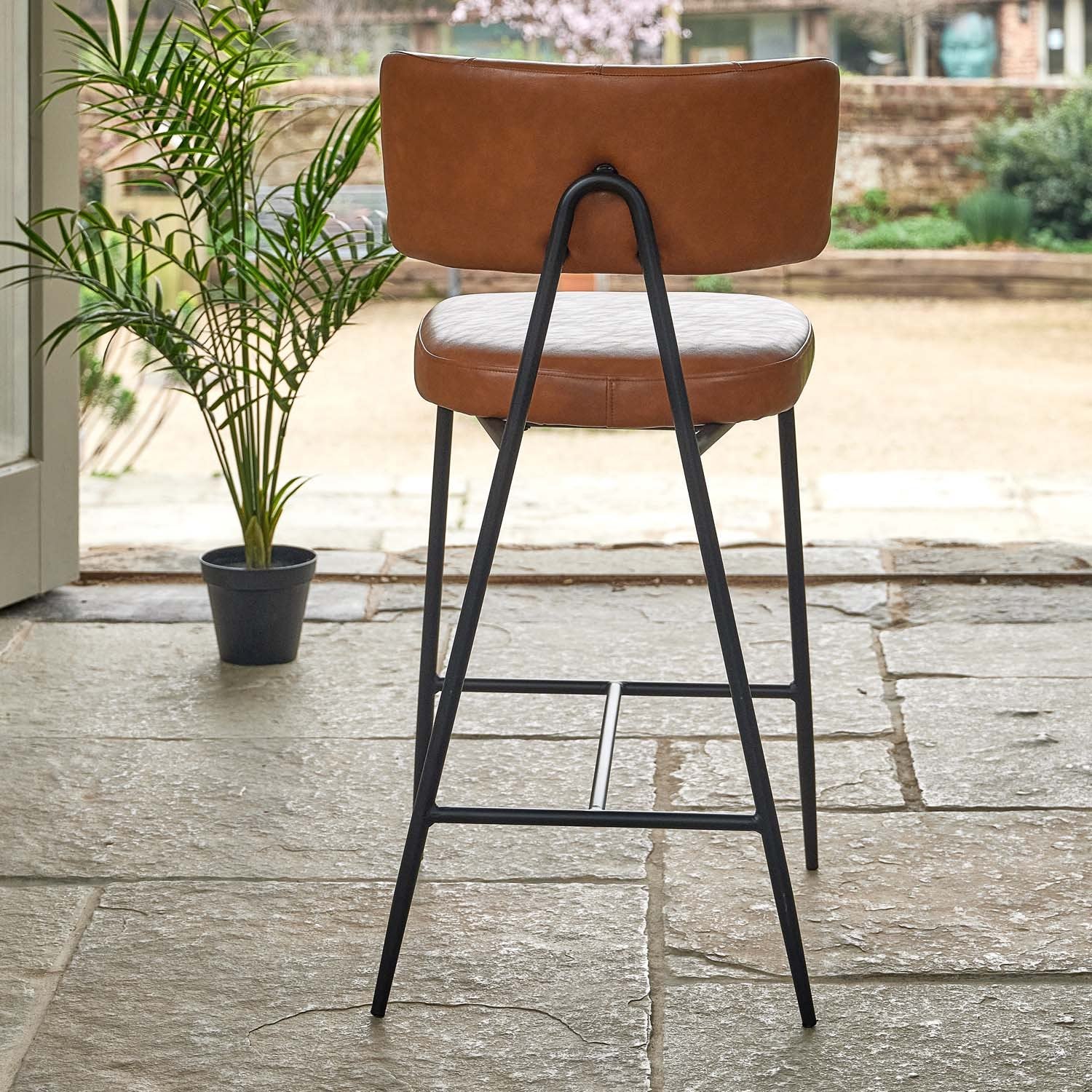 Admiral Caramel Bar Stool