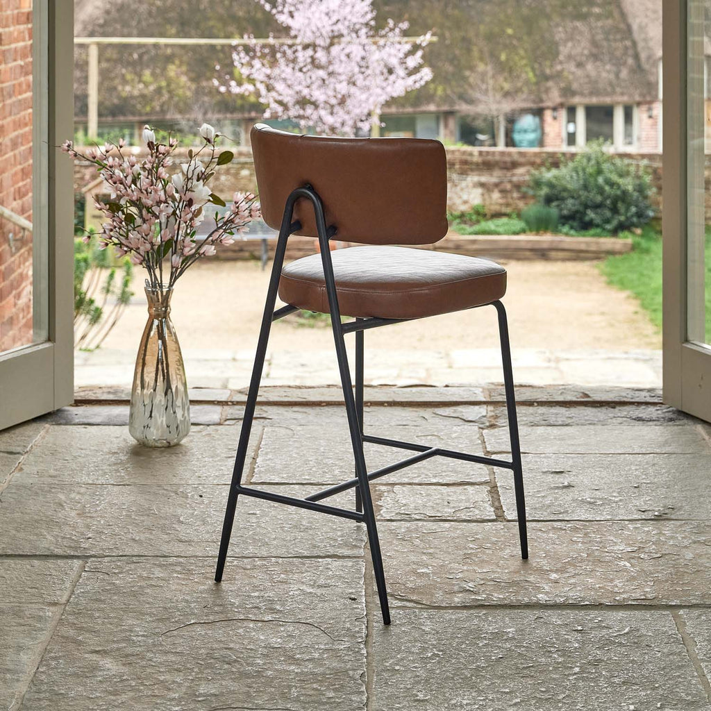 Admiral Brown Bar Stool