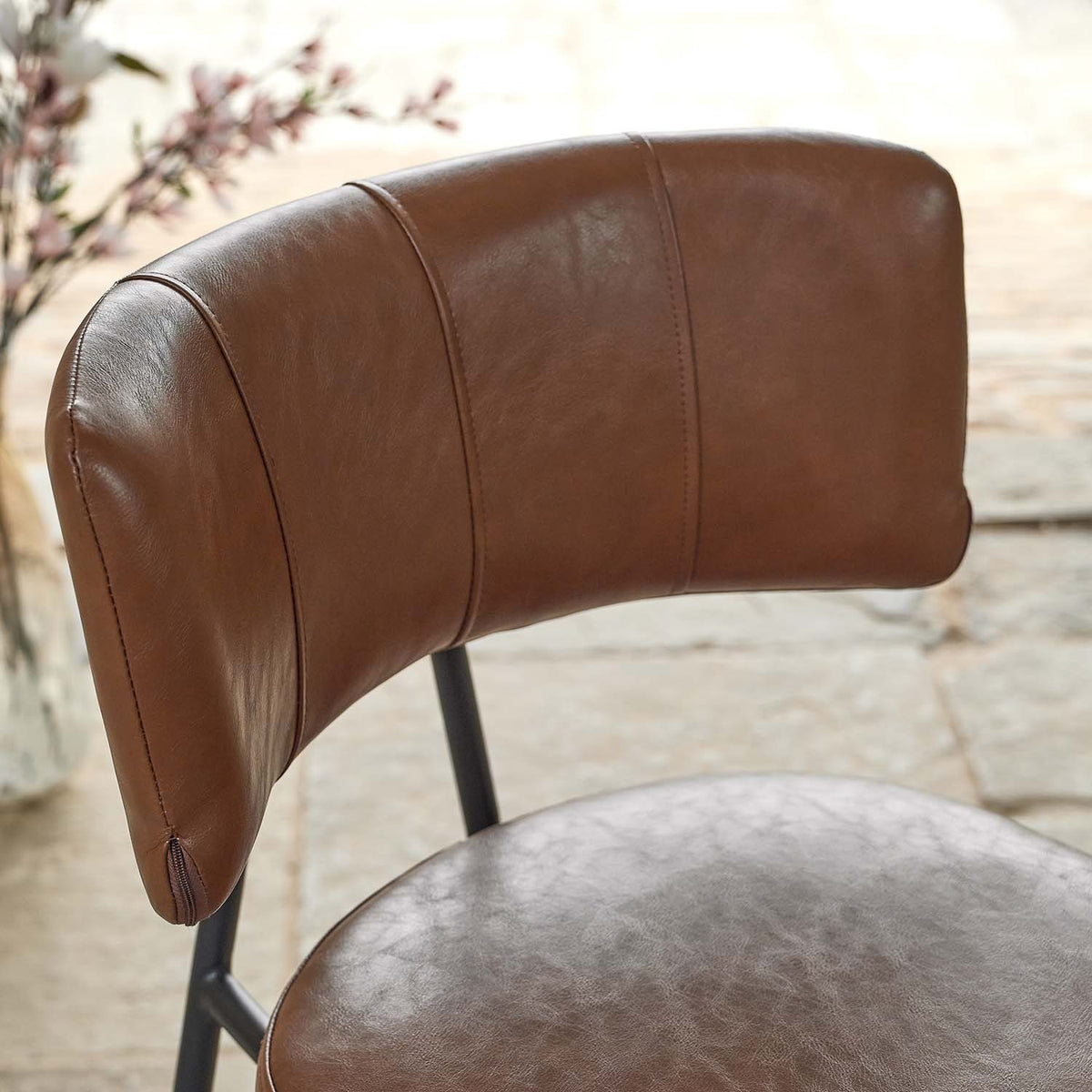 Admiral Brown Bar Stool