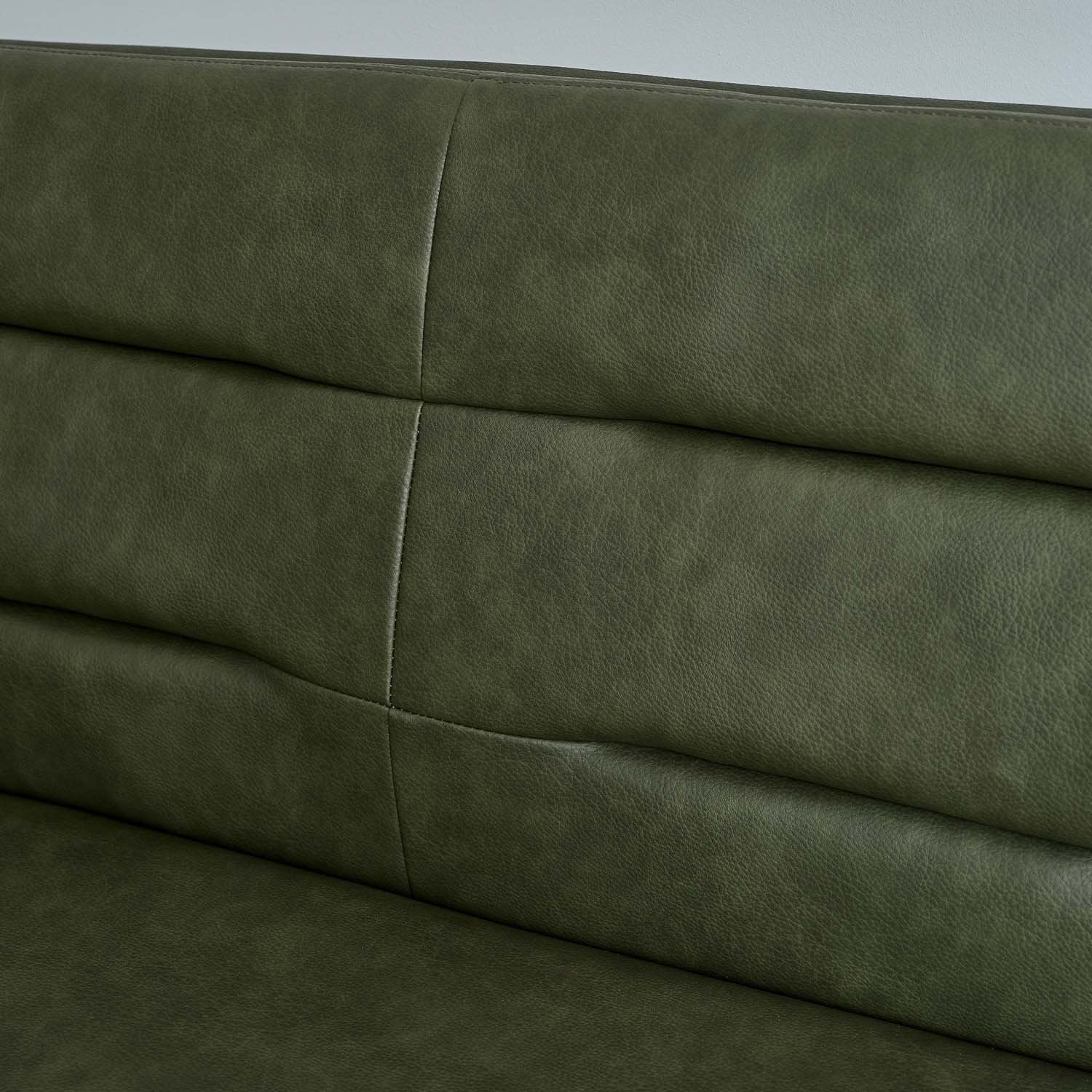 Industrial Corner Bench - Olive Green