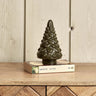 Tree Glass Ornament in Green Gold