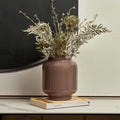 Glass Base Vase in Misty Rose - Large