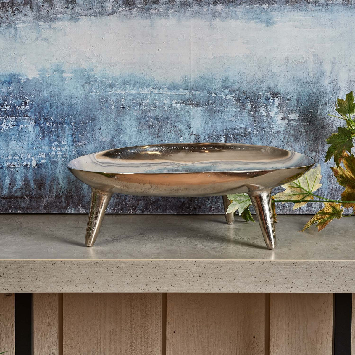 Oval Dish in Nickel - Small