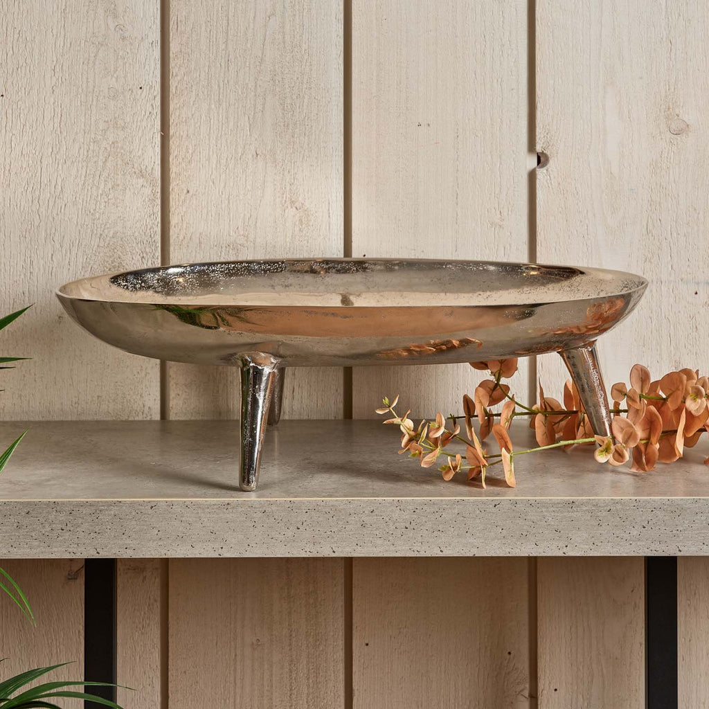 Oval Dish in Nickel - Large