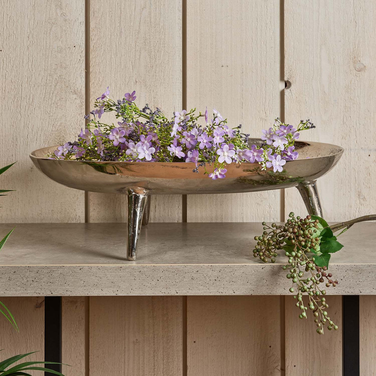 Oval Dish in Nickel - Large
